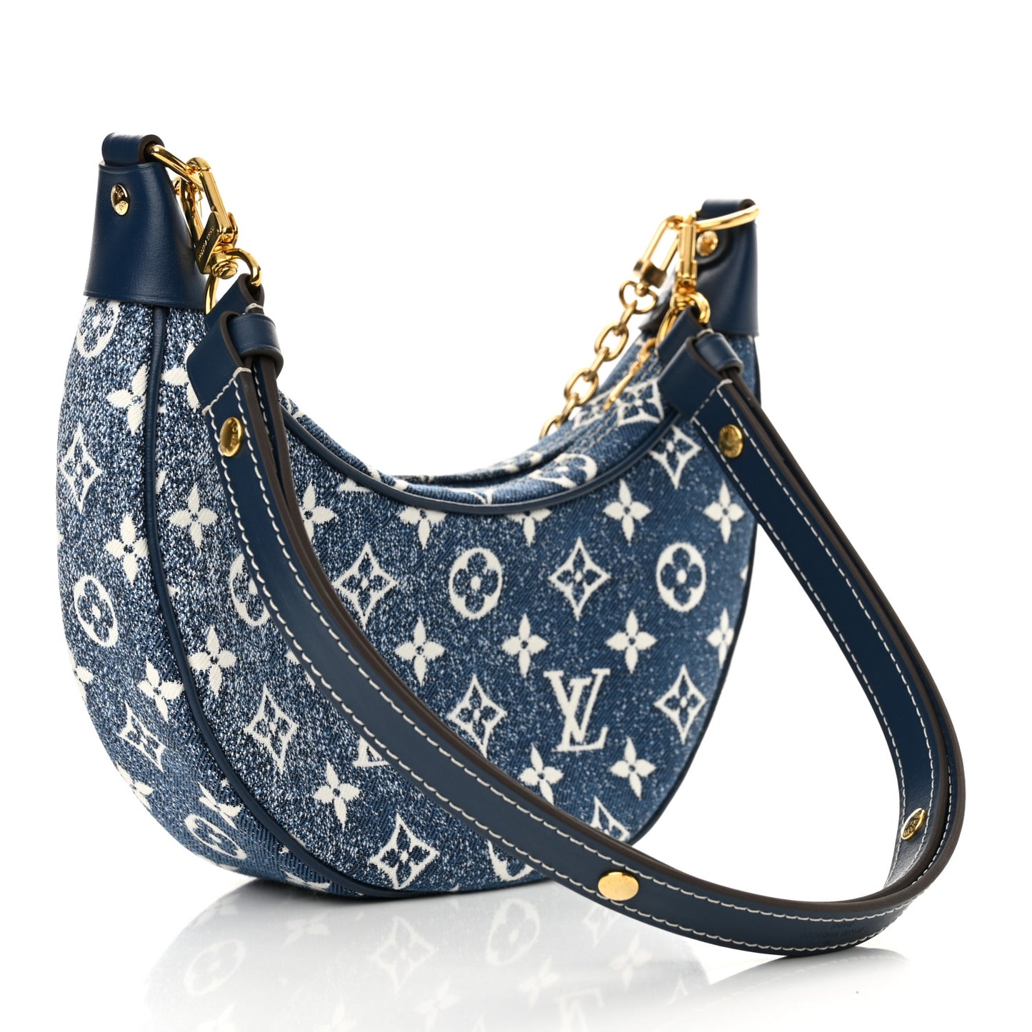 Monogram Jacquard Denim Loop Bleu