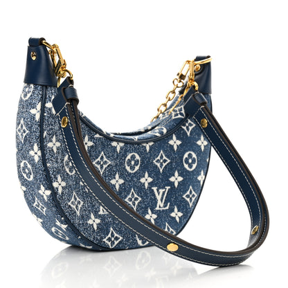Louis Vuitton Monogram Jacquard Denim Loop Bleu 3 of 10