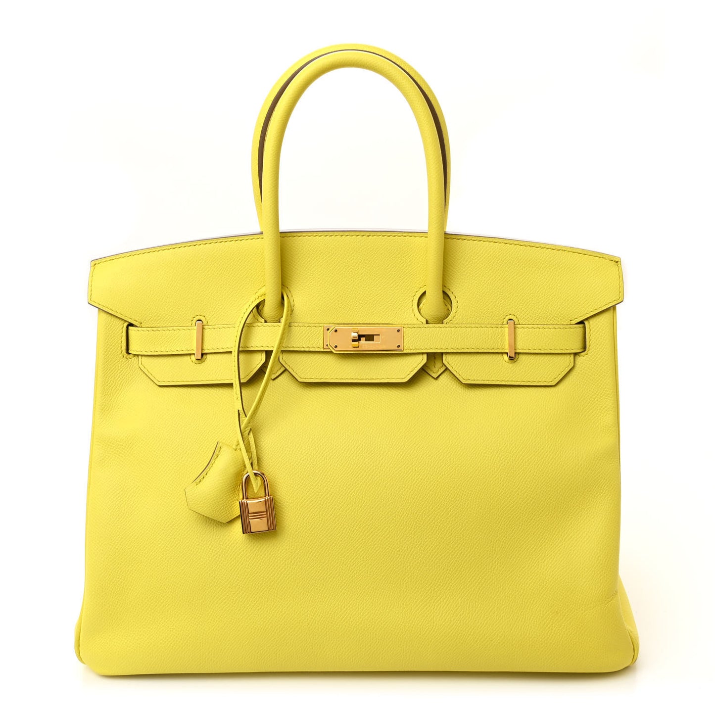 Epsom Birkin 35 Lime