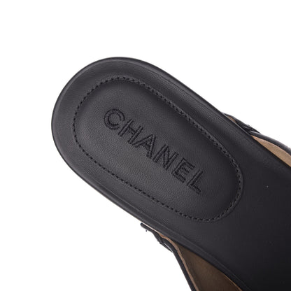Chanel Calfskin CC Turn Lock Clogs 42 Black 8 of 8