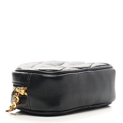 Saint Laurent Lambskin Quilted Lolita Cosmetic Pouch Black 4 of 7