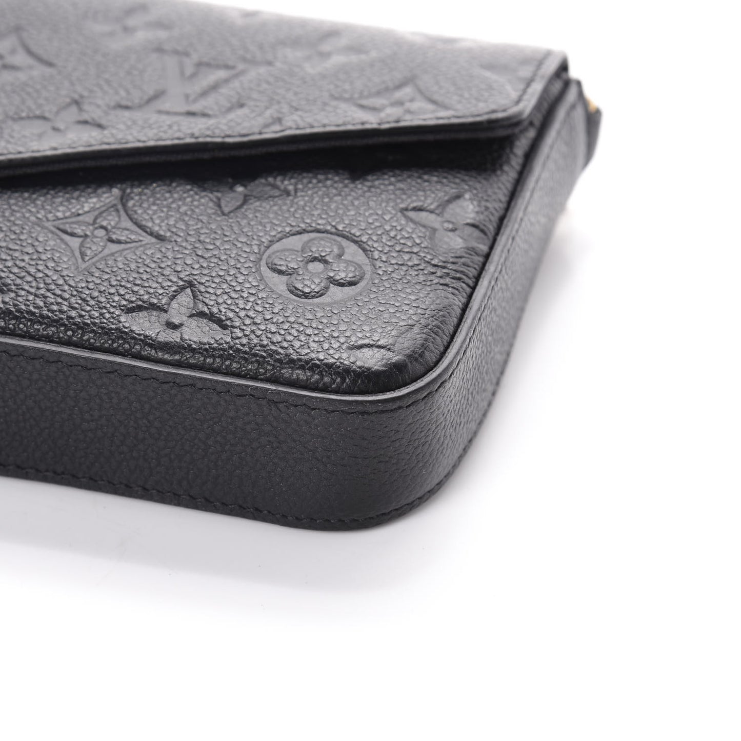 Empreinte Pochette Felicie Chain Wallet Black