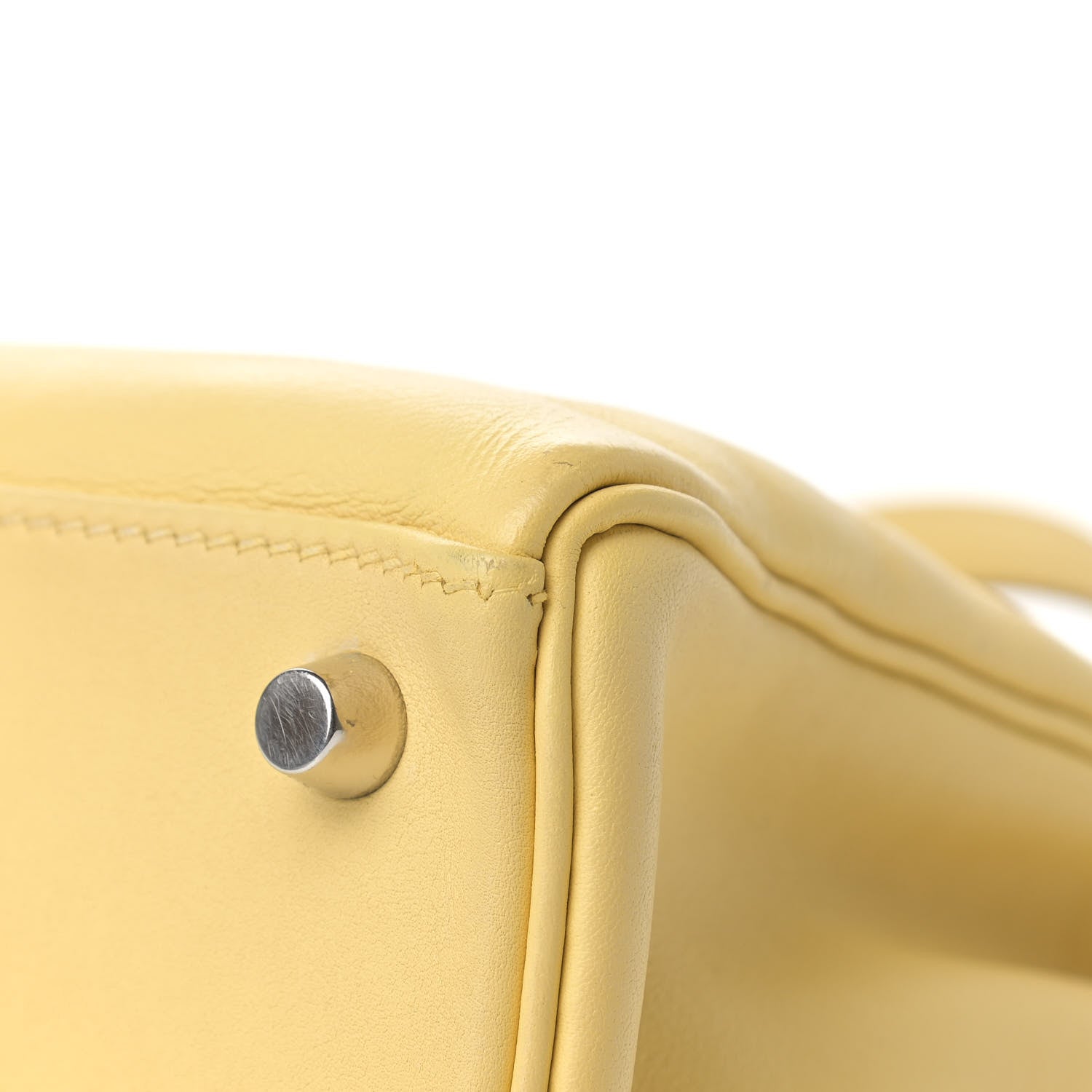 Hermes Swift Kelly Retourne 25 Jaune Poussin 7 of 17