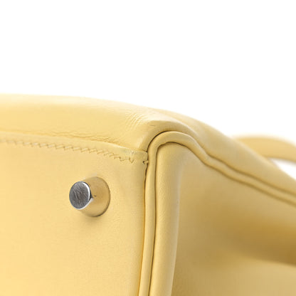 Hermes Swift Kelly Retourne 25 Jaune Poussin 7 of 17