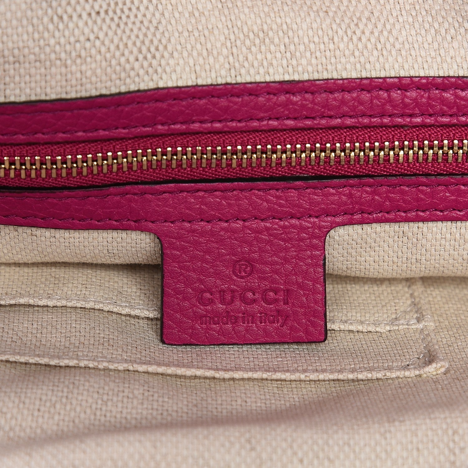Gucci Cellarius Calfskin Medium Soho Chain Shoulder Bag Bright Bouganville 6 of 8