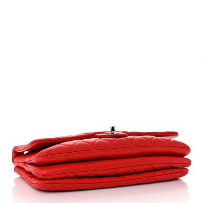 Chanel Calfskin Quilted Tender Touch Flap Bag Red 4 of 10
