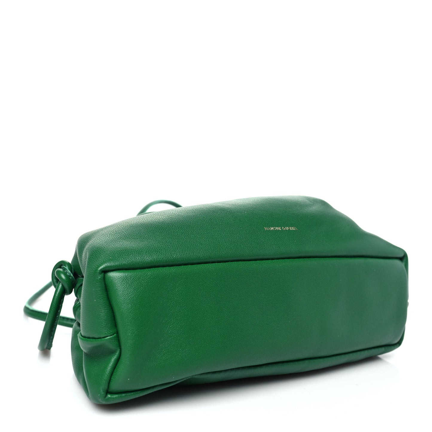 Lambskin Mini Cloud Clutch  Green