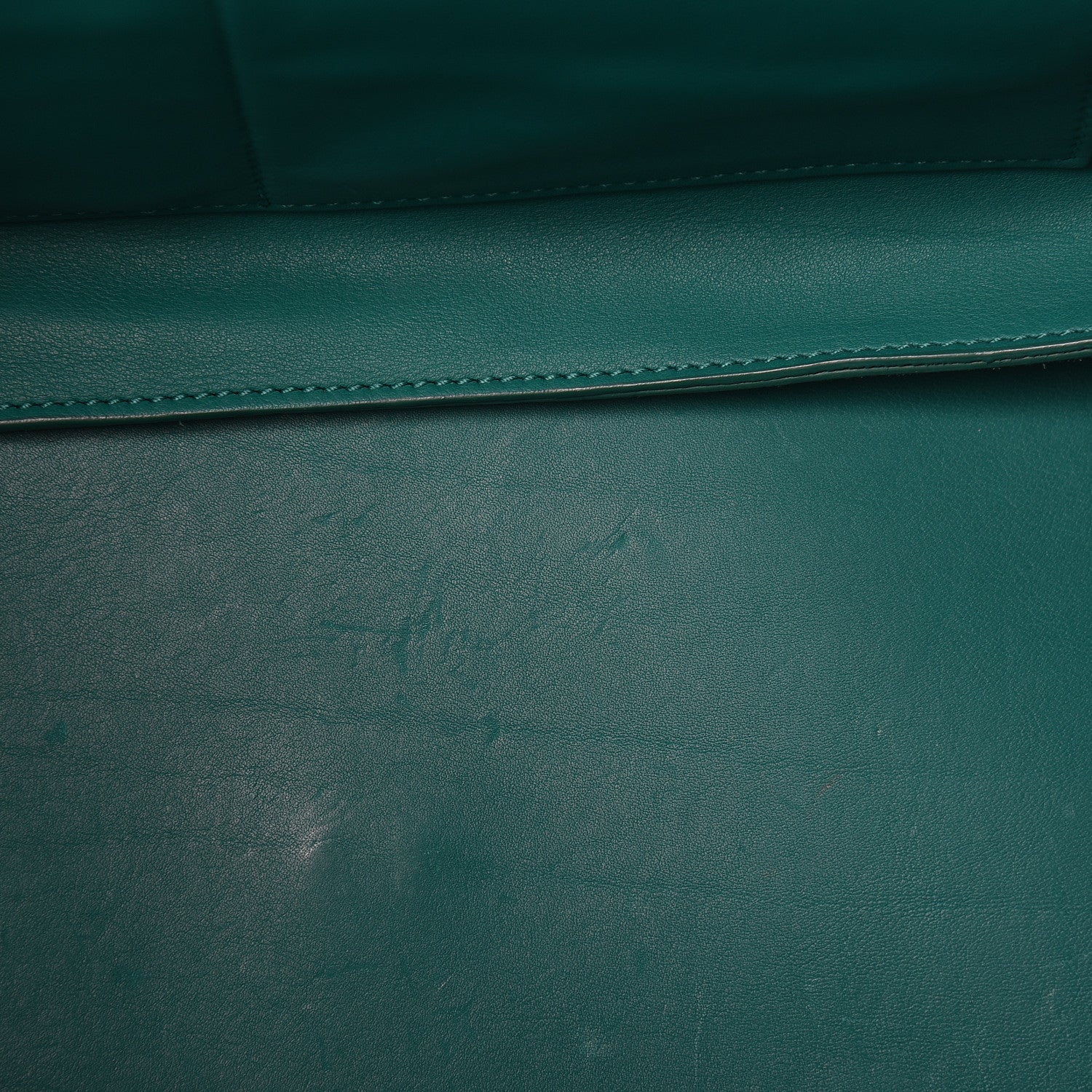 Saint Laurent Calfskin Medium Classic Y Cabas Green 7 of 12