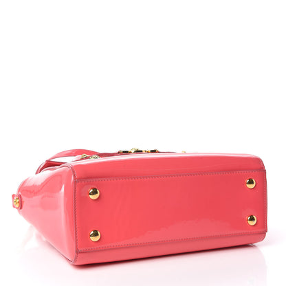 Versace Patent Small Signature Bag Pink 4 of 13