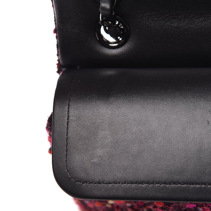 Chanel Tweed Quilted Medium Double Flap Multicolor 13 of 14