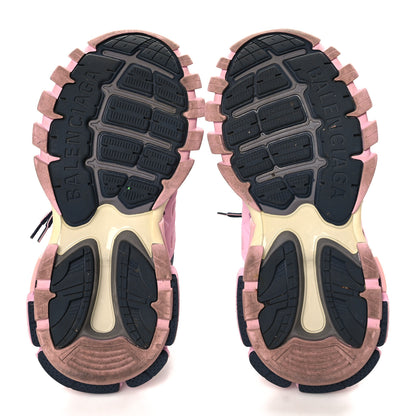 Balenciaga Mesh Nylon Womens Track Sneakers 37 Dark Grey Pink Grey 6 of 8