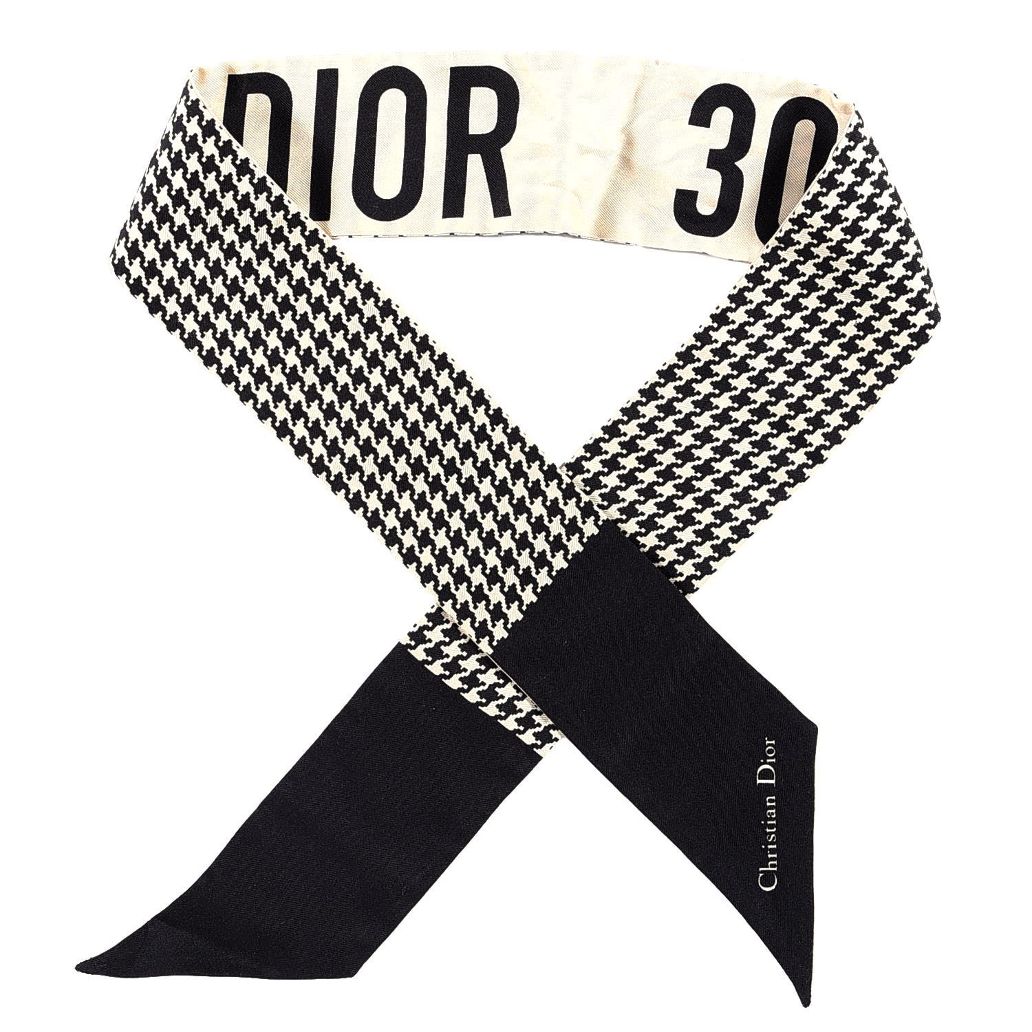 小物 Dior 30 Montaigne Mitzah Scarf Christian Dior Silk 30 Montaigne Mitzah Scarf Black White – STYLISHTOP