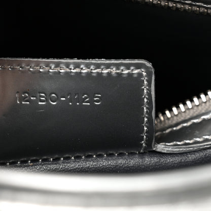 Christian Dior Metallic Patent Micro-Cannage Medium Lady Dior Silver 7 of 16