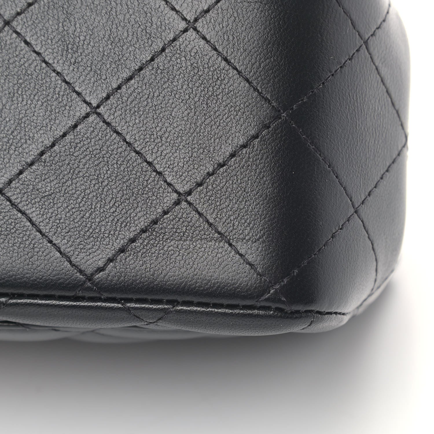 Chanel Lambskin Quilted Mini Square Flap So Black 7 of 7