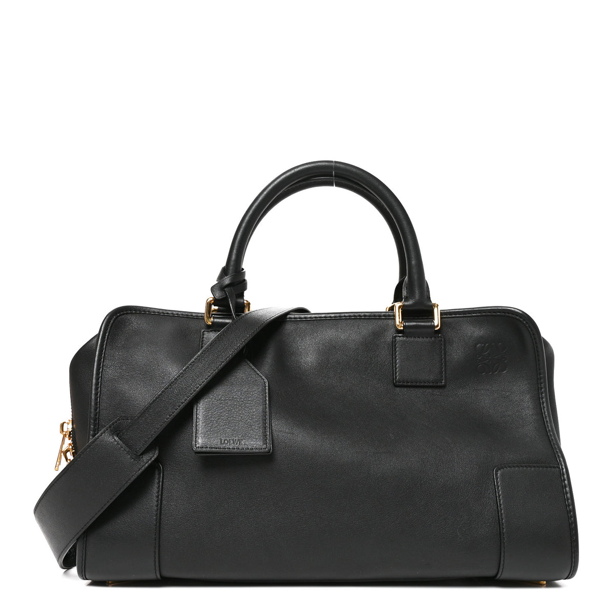 Loewe Nappa Calfskin Amazona 36 Black 1 of 9