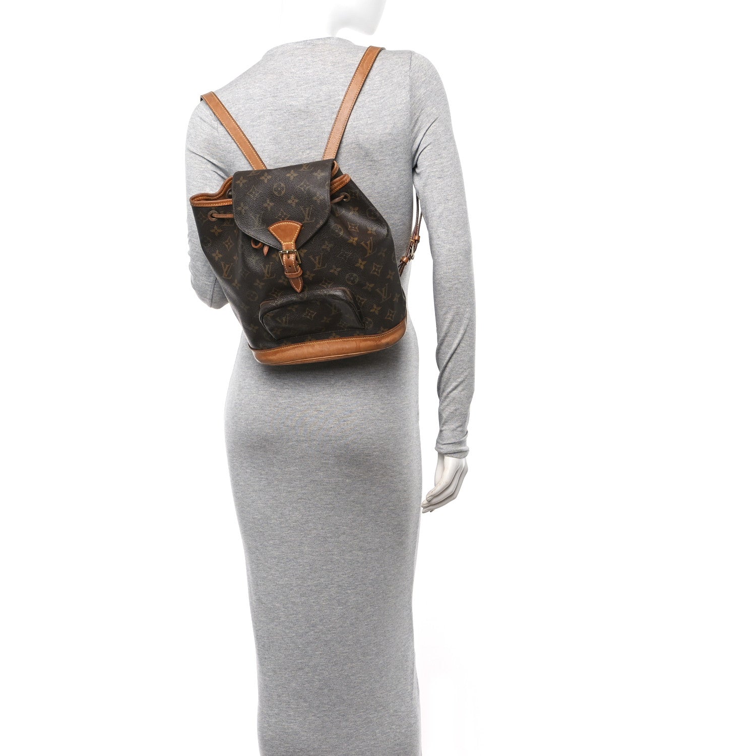 Louis Vuitton Monogram Montsouris MM Backpack 2 of 17