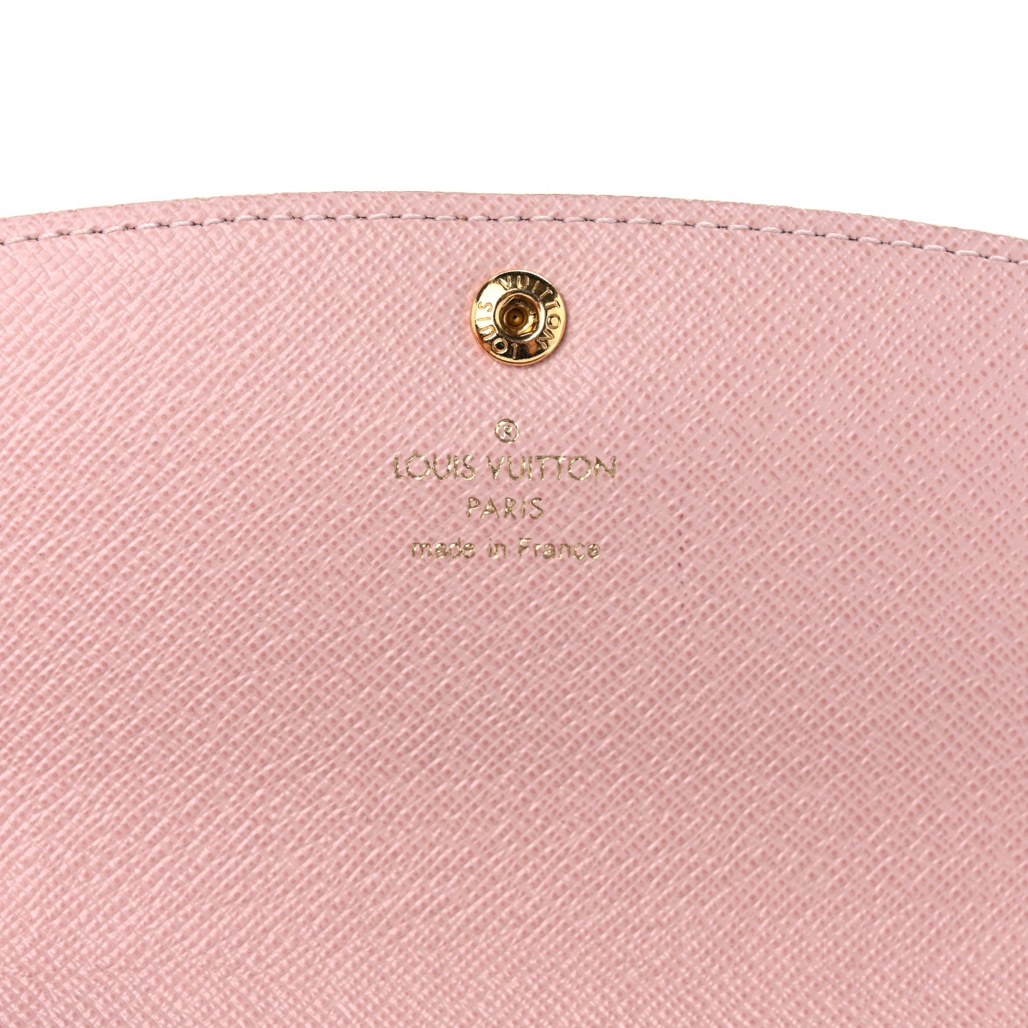 Louis Vuitton Damier Azur Emilie Wallet Rose Ballerine 6 of 11