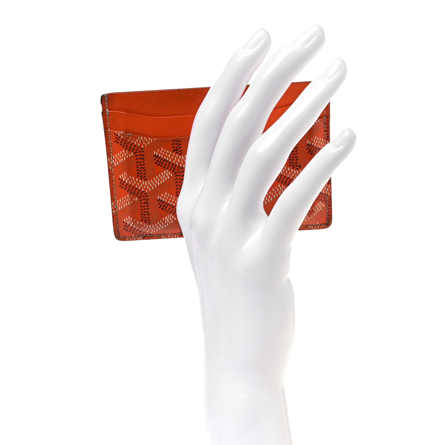 Goyard Goyardine Saint Sulpice Card Holder Orange 2 of 11