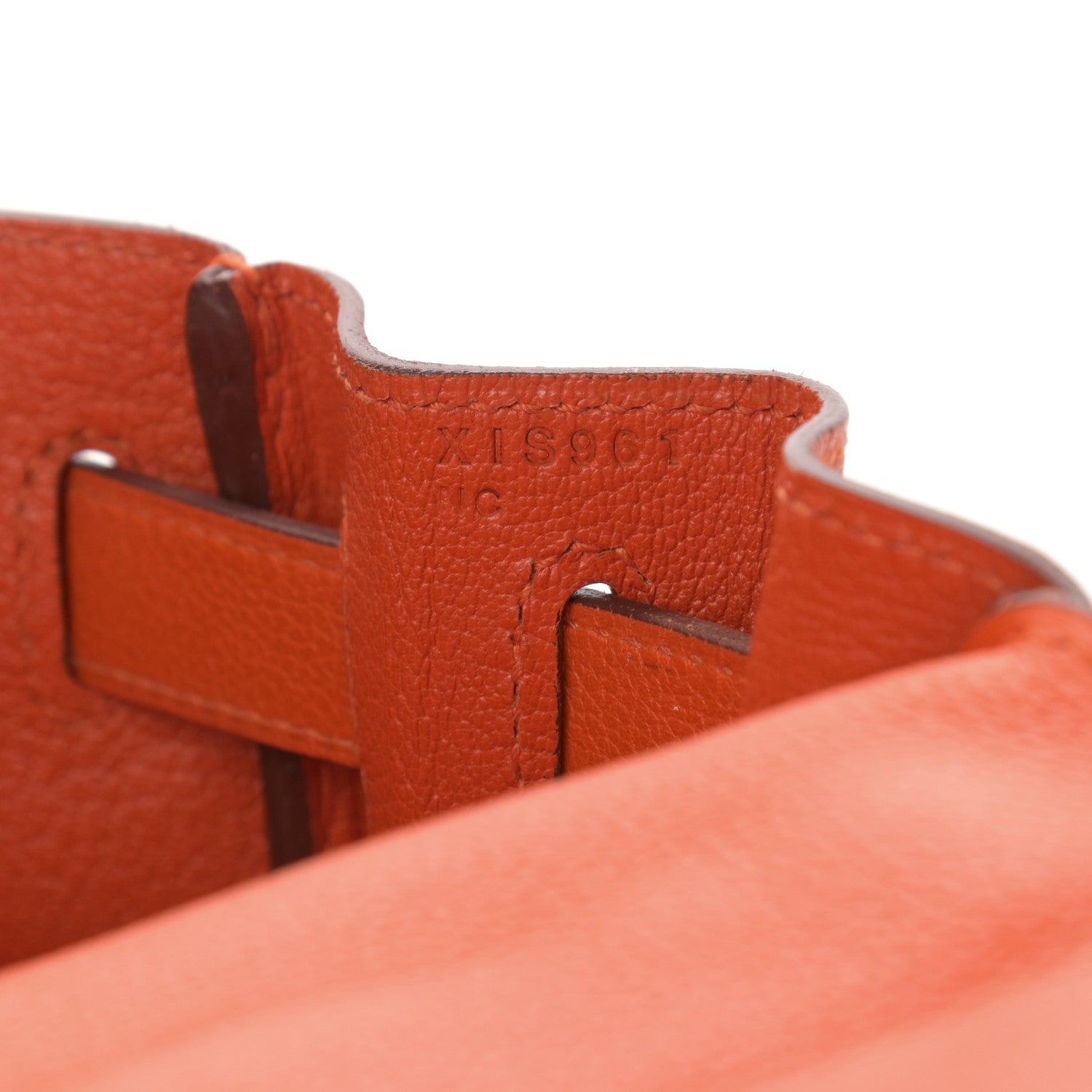 Hermes Evercolor Kelly Retourne 28 Orange 7 of 15