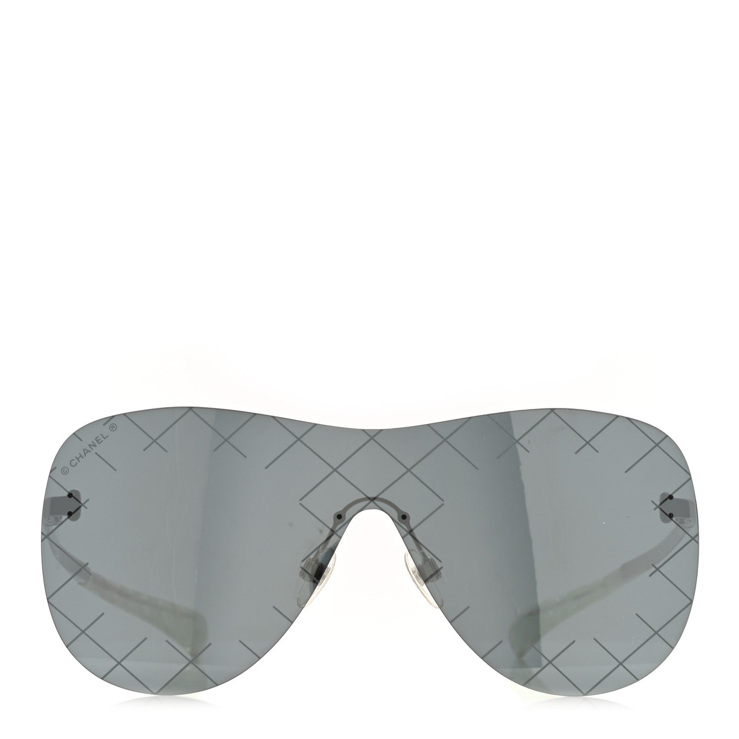 Chanel Shield Runway Sunglasses 71158 Black 2 of 7