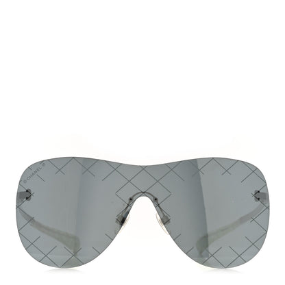 Chanel Shield Runway Sunglasses 71158 Black 2 of 7