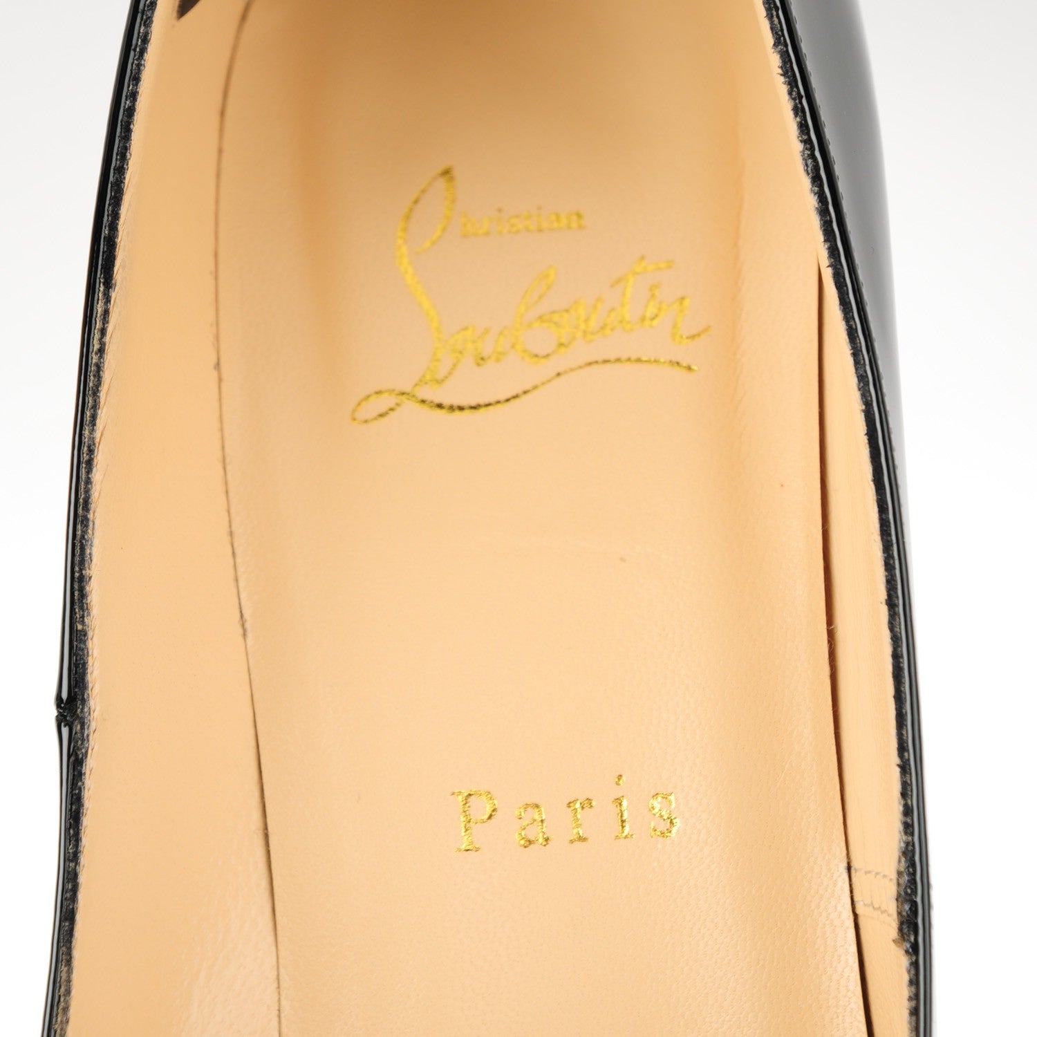 Christian Louboutin Patent Bianca 140 Pumps 39 Black 8 of 8