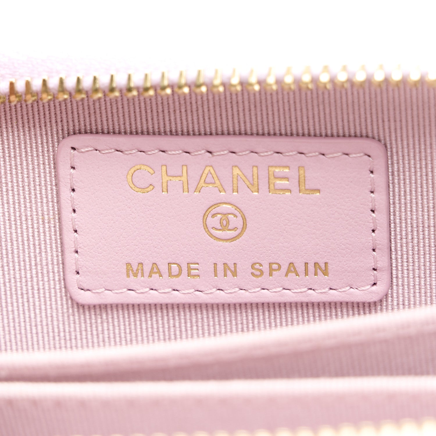 Chanel Caviar Quilted Zip Coin Purse Light Pink 6 of 8