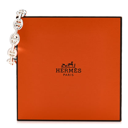 Hermes Sterling Silver MM Chaine d'Ancre Enchainee Cuff Bracelet SH 6 of 6