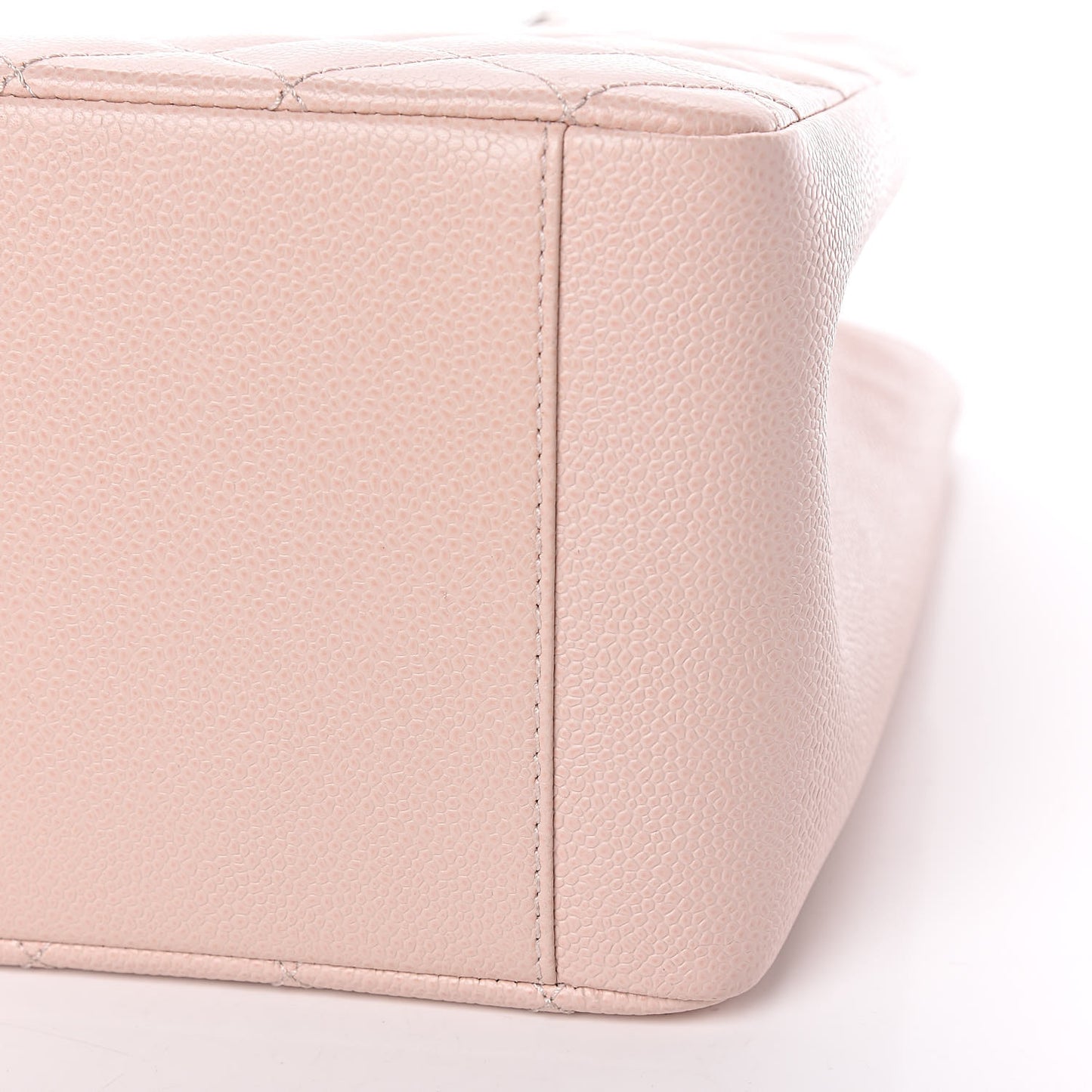 Caviar Quilted Grand Shopping Tote GST Light Pink