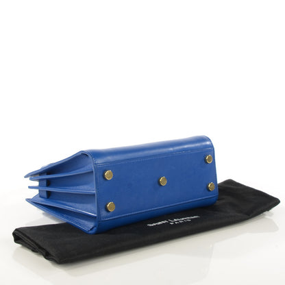 Saint Laurent Calfskin Nano Sac De Jour Royal Blue 4 of 6