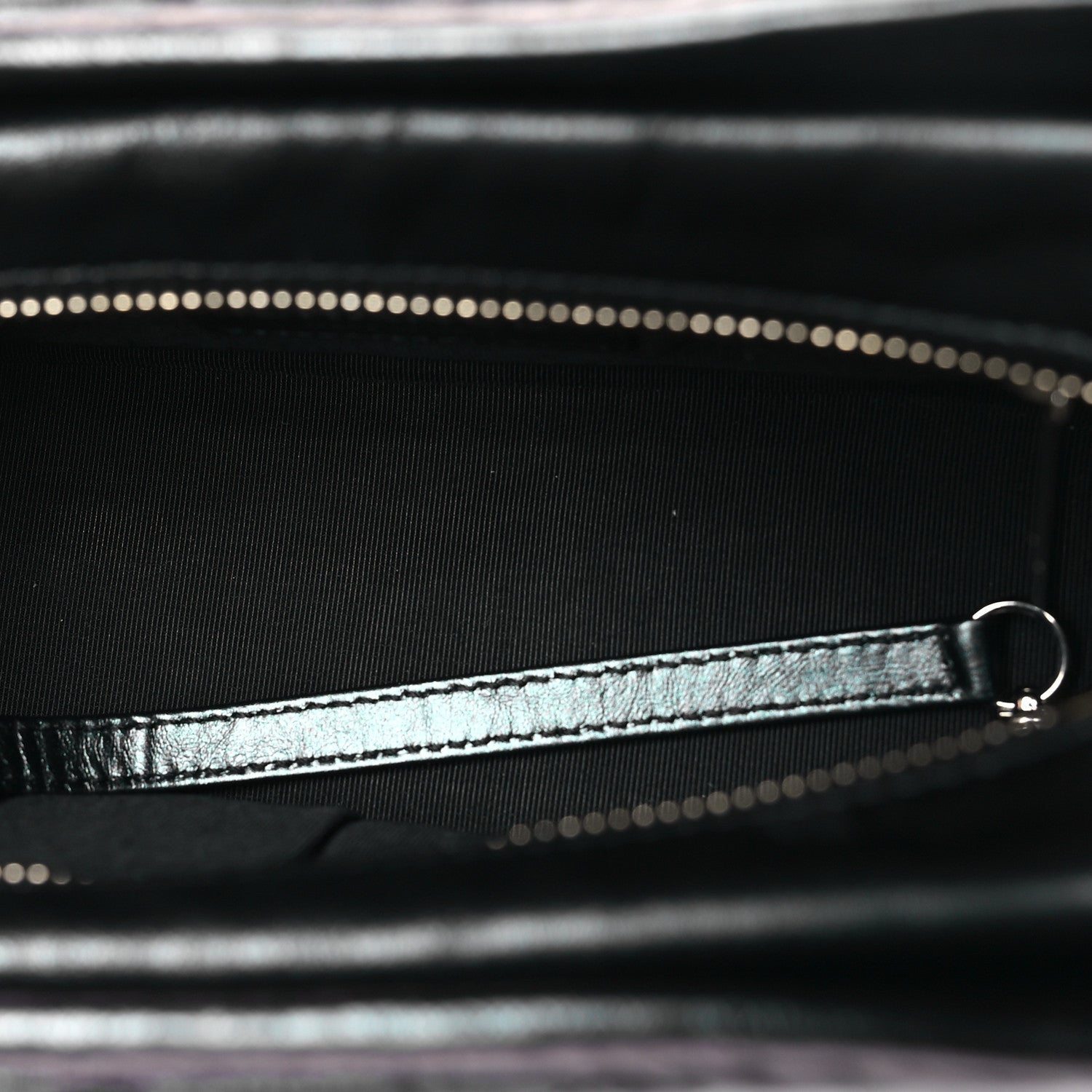 Chanel Iridescent Aged Calfskin Quilted Small Gabrielle Hobo Black 5 of 10