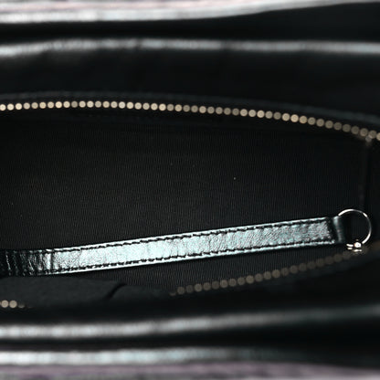 Chanel Iridescent Aged Calfskin Quilted Small Gabrielle Hobo Black 5 of 10