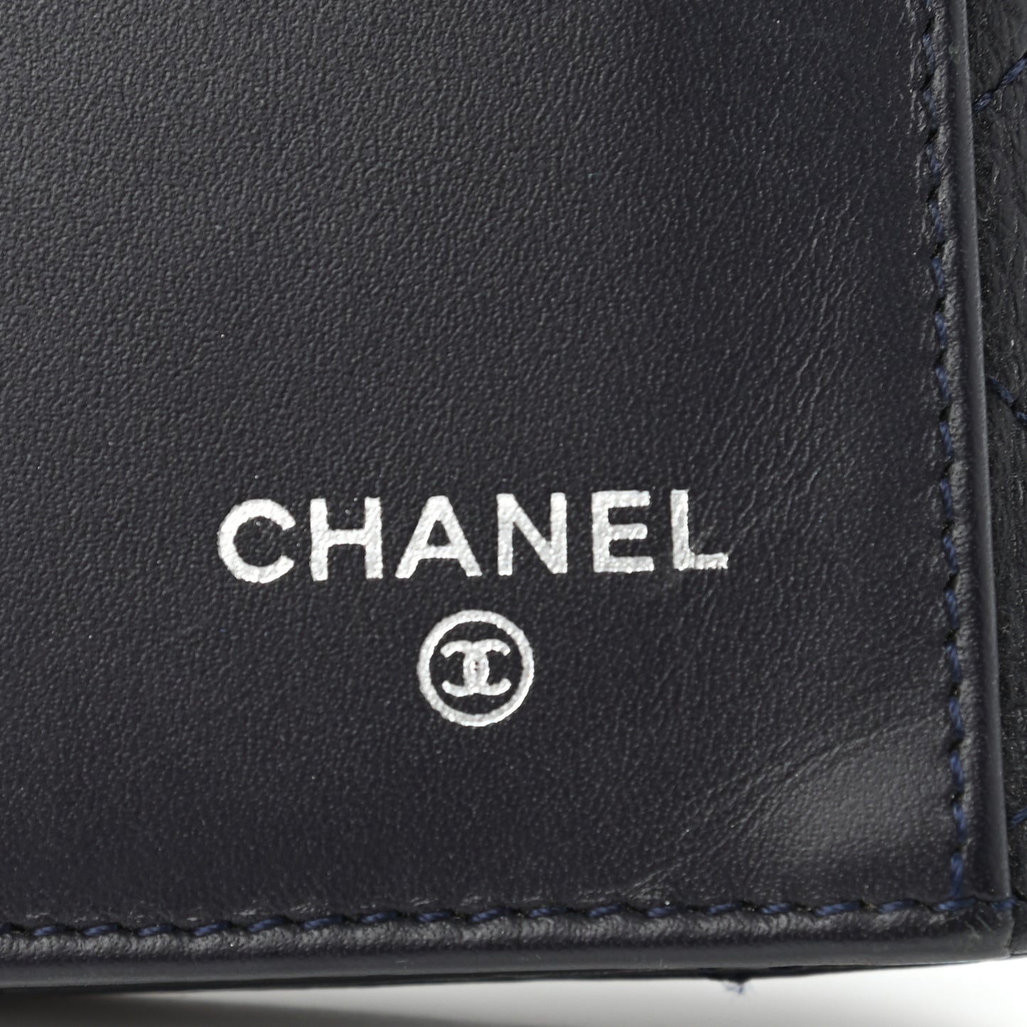 Caviar Quilted Large Flap Wallet Black