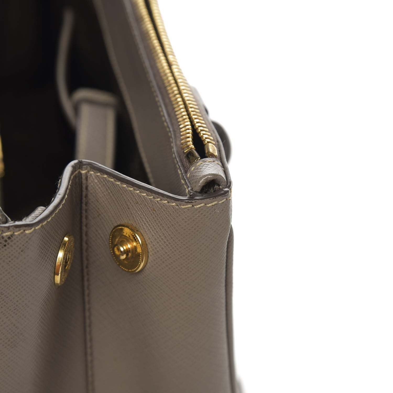 Prada Saffiano Small Galleria Double Zip Tote Argilla 19 of 22