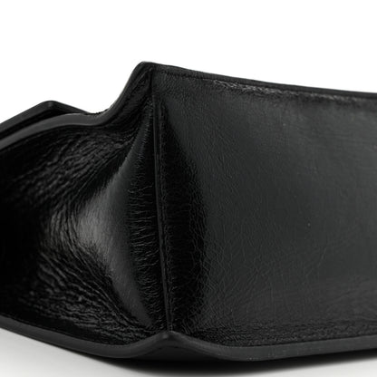 Fendi Agnello Old Shine Small Kan U Shoulder Bag Black 8 of 12