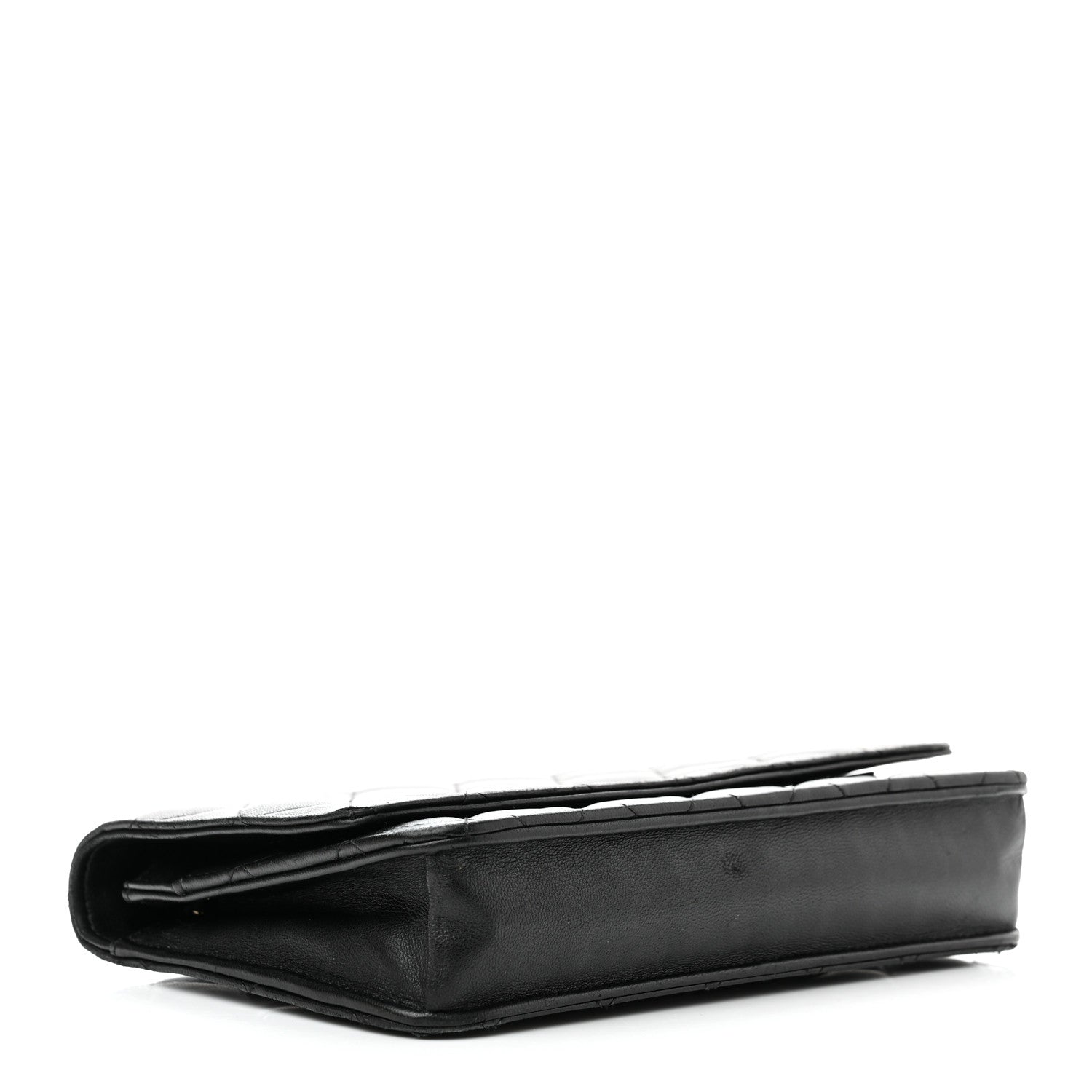 Chanel Lambskin Quilted Wallet On Chain WOC Black 4 of 12