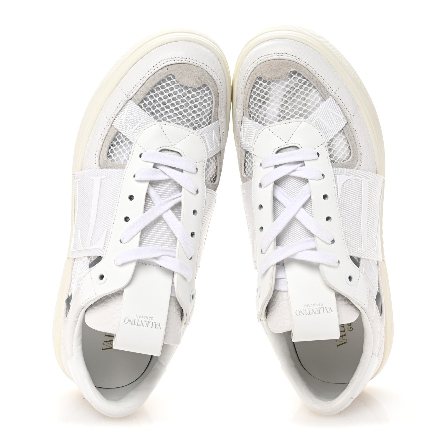 Valentino Garavani Calfskin Womens VL7N Sneakers 38 White Ice 2 of 10