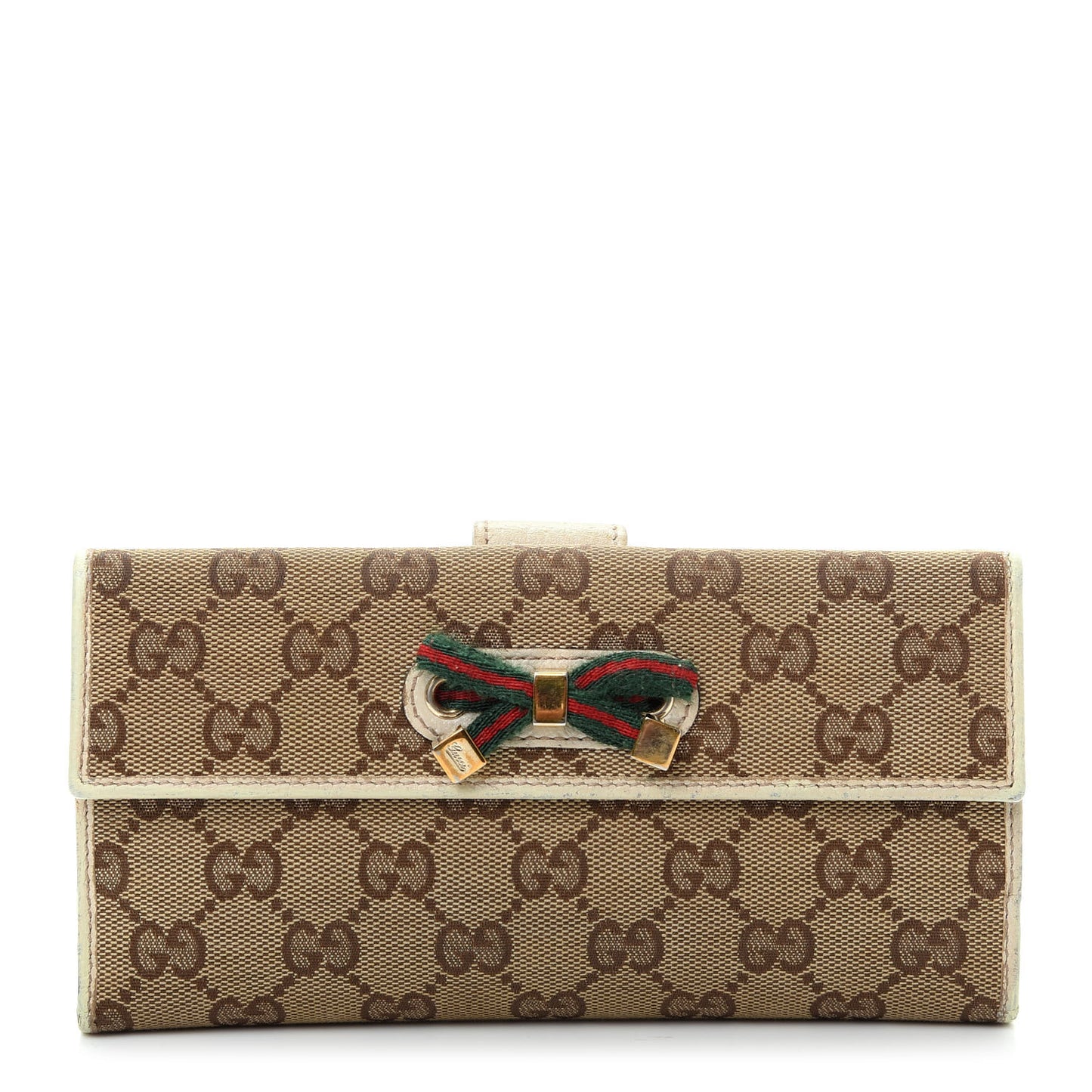 Monogram Princy Continental Wallet White