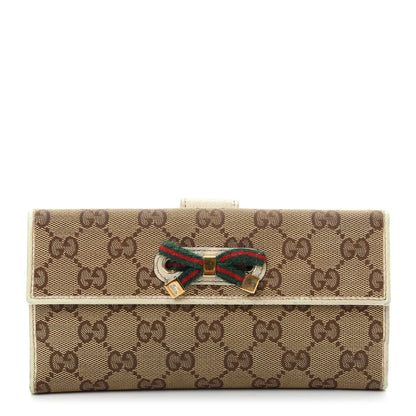 Gucci Monogram Princy Continental Wallet White 1 of 9