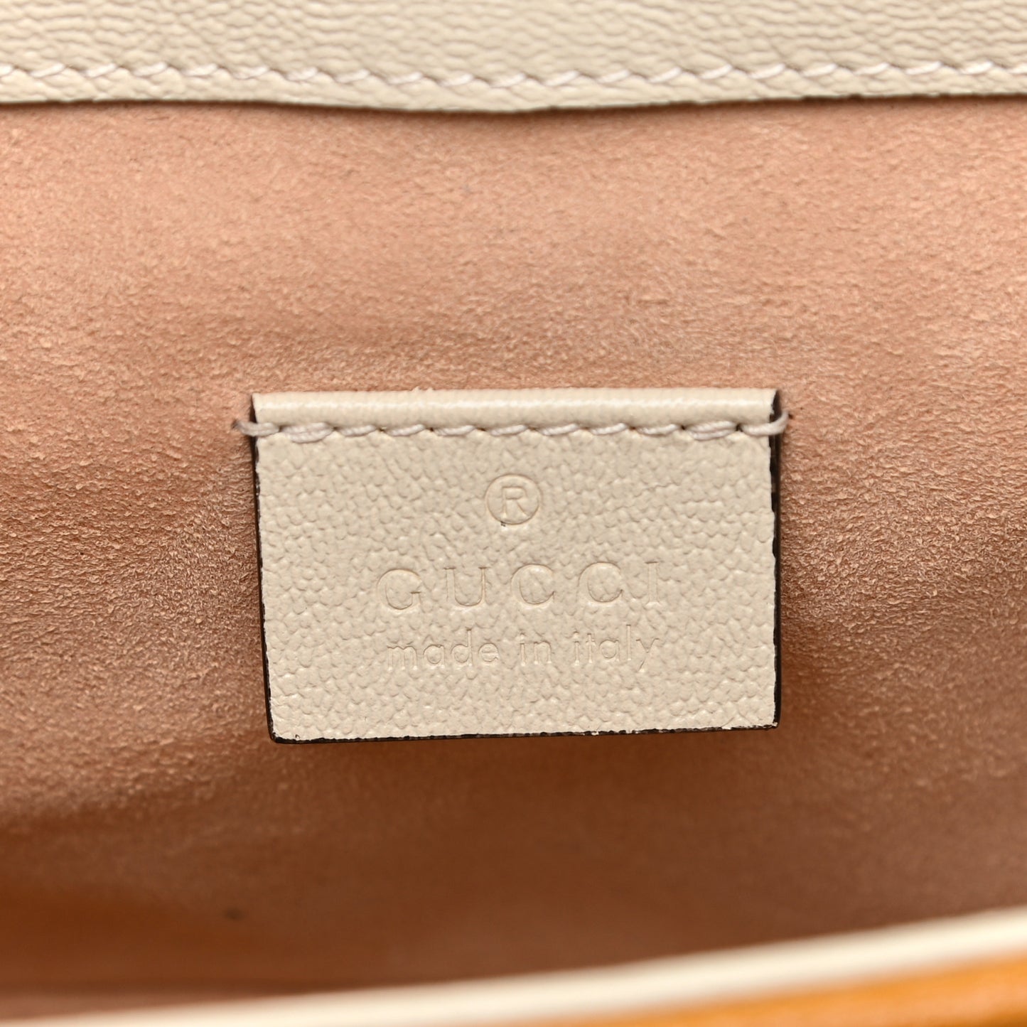 GG Supreme Monogram Calfskin Mini Padlock Flap Pocket Shoulder Bag Beige Mystic White Sun Oil