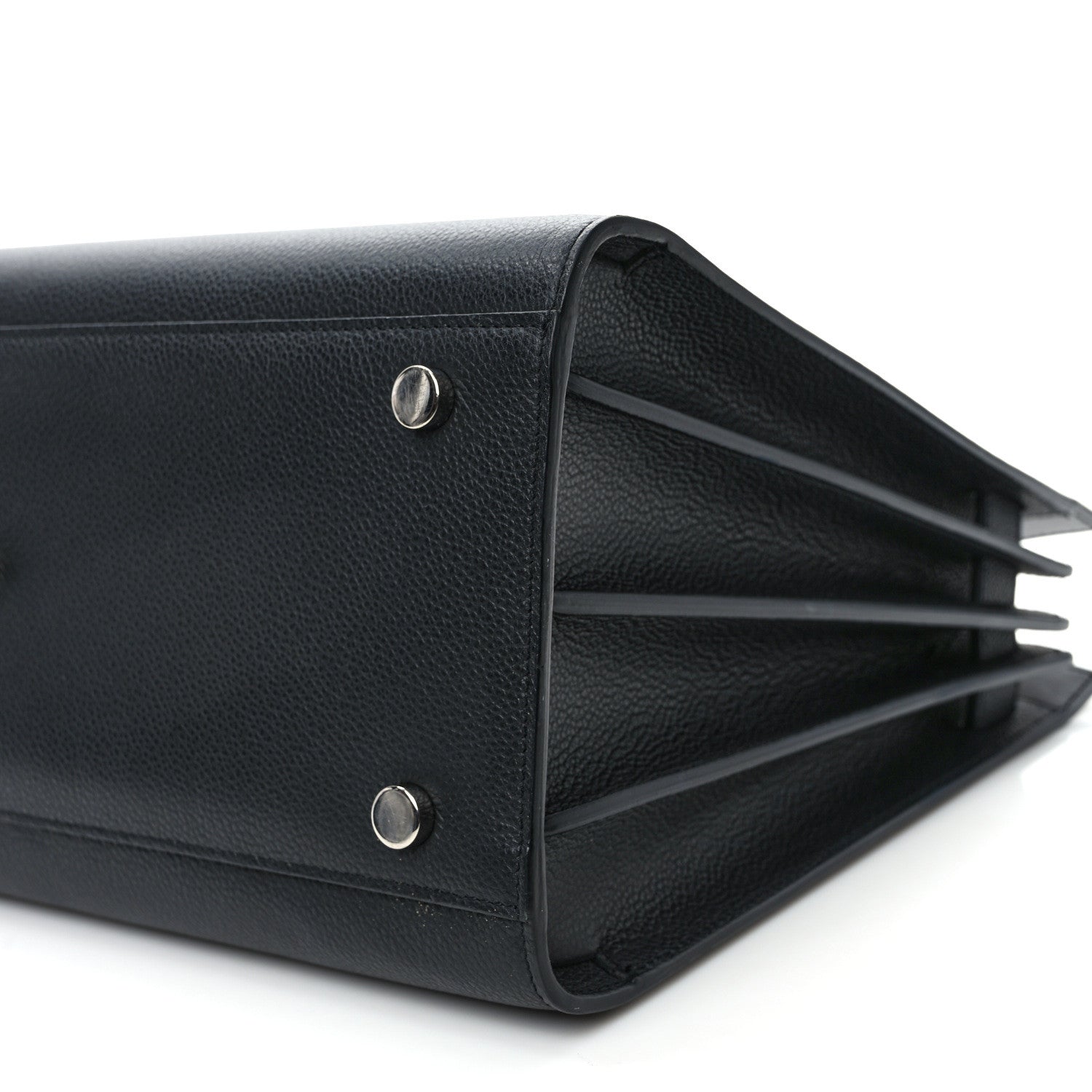 Saint Laurent Grained Calfskin Small Sac De Jour Black 8 of 8