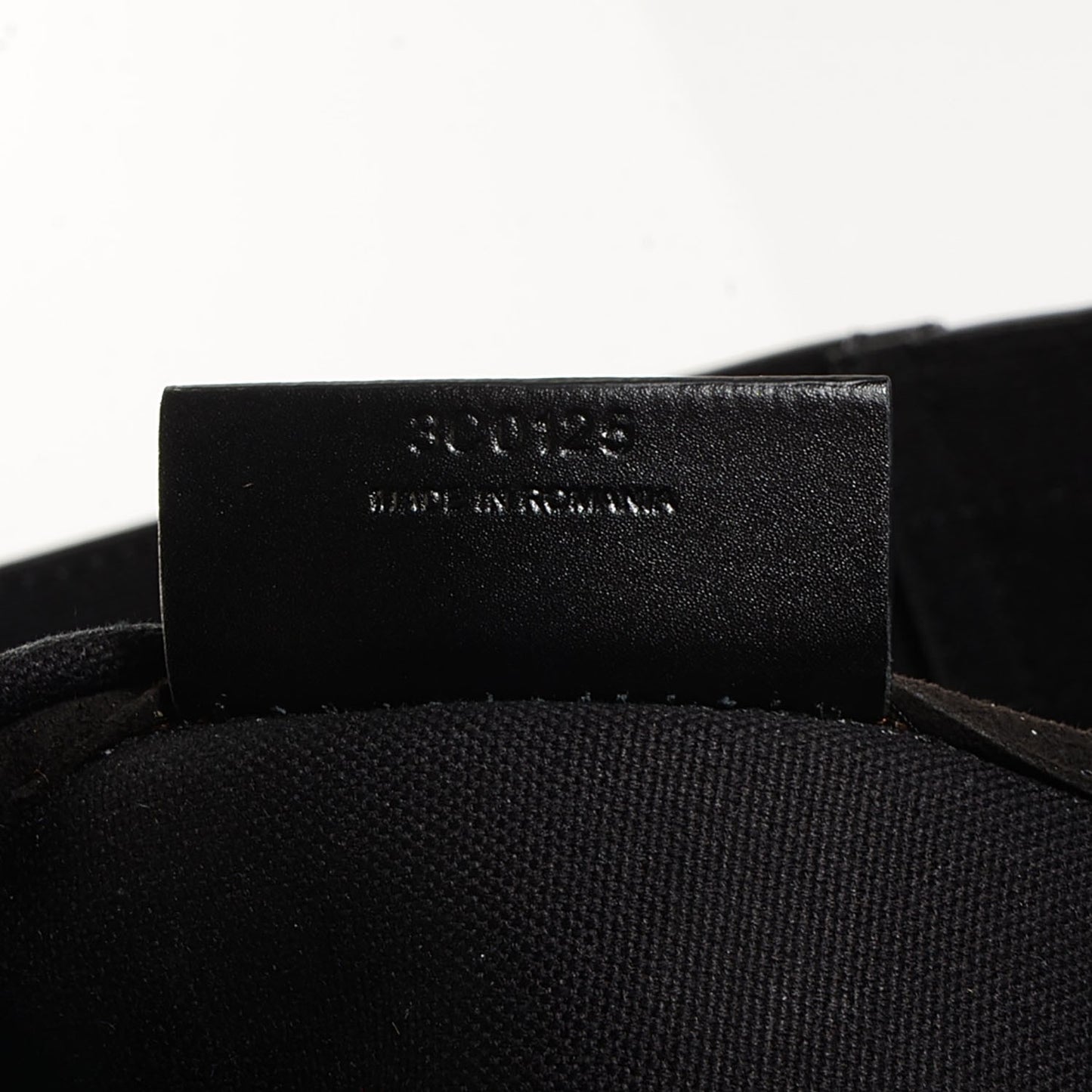 Coated Canvas Striped Large Antigona Tote Black White