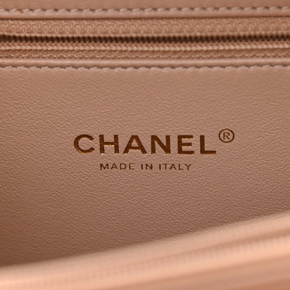 Chanel Caviar Quilted Medium CC Filigree Vanity Case Beige 6 of 10
