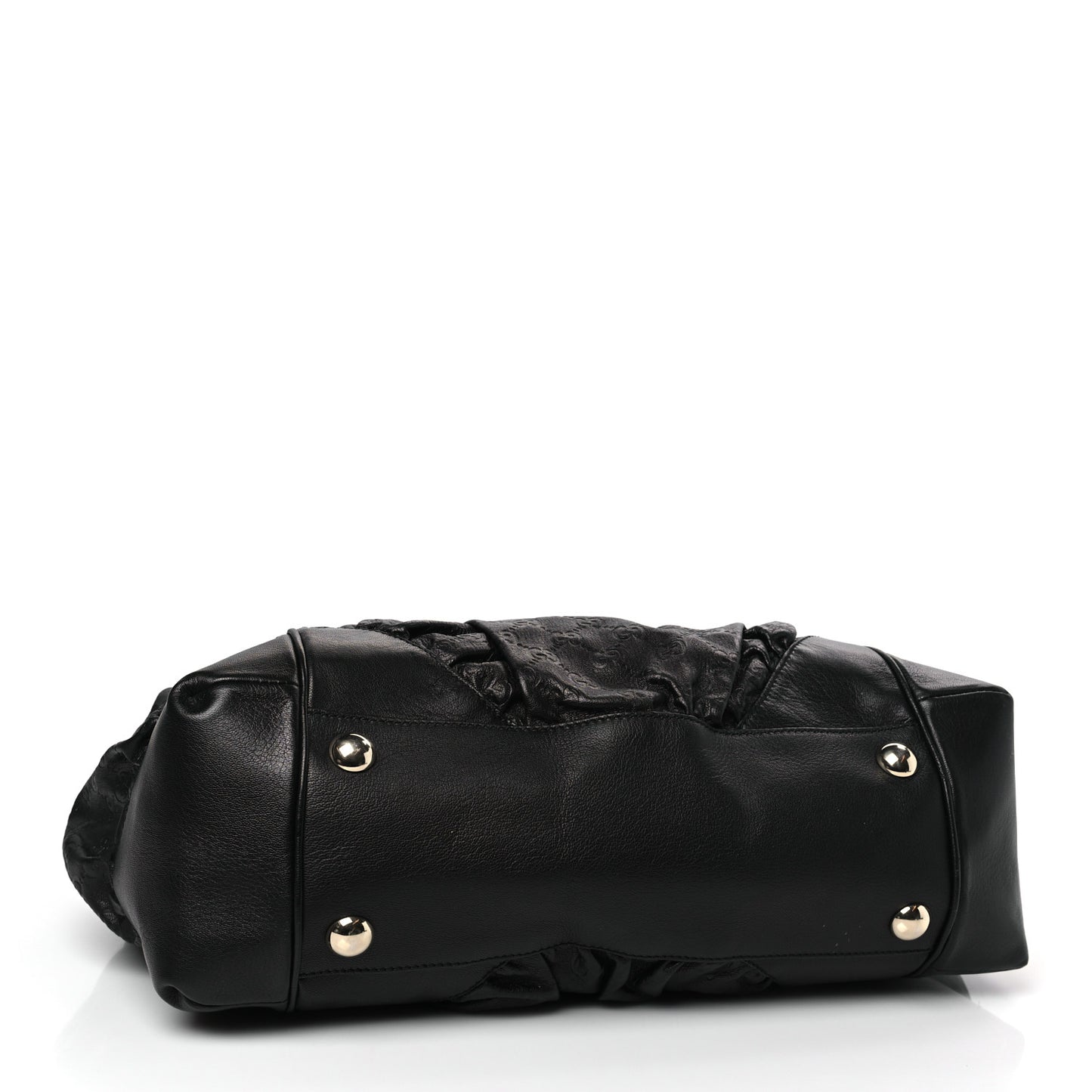 Guccissima Large Full Moon Tote Black