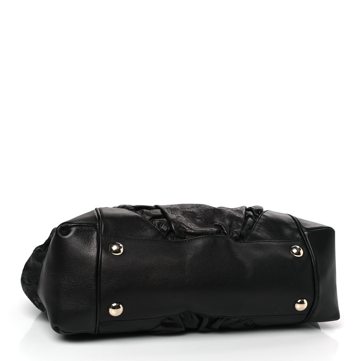 Gucci Guccissima Large Full Moon Tote Black 4 of 9