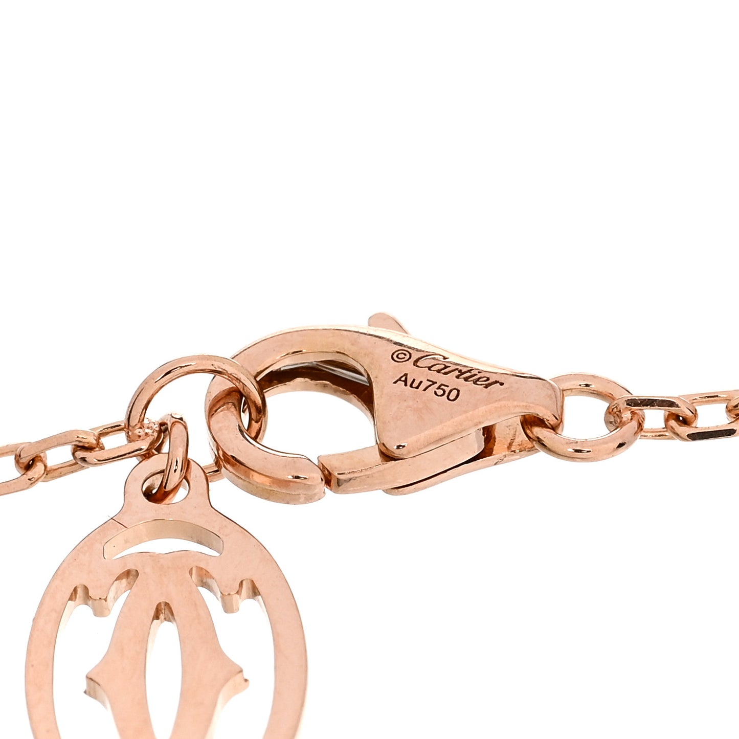 18K Pink Gold Diamond SM D'Amour Bracelet