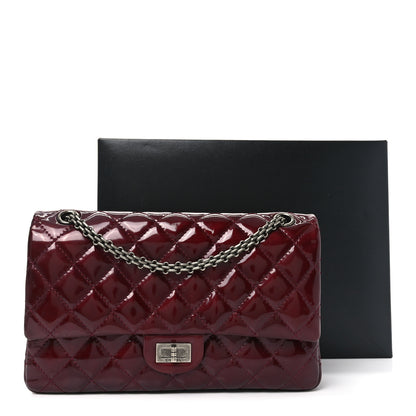 Chanel Patent Quilted 2.55 Reissue 226 Flap Burgundy 11 of 11