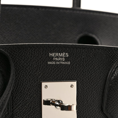 Hermes Epsom BIRKIN 30 Black 6 of 8