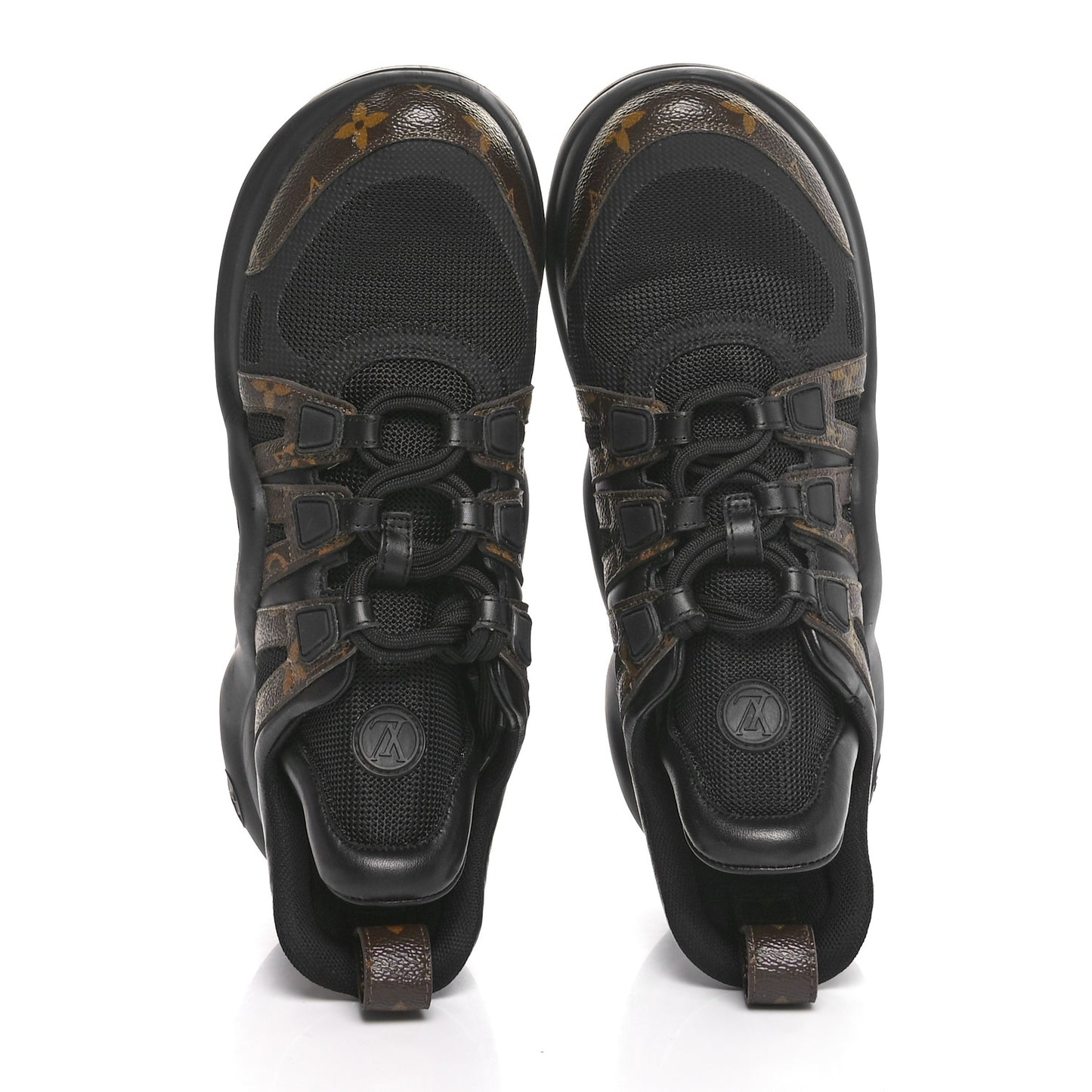 Calfskin Patent Monogram LV Archlight Sneakers 39.5 Black