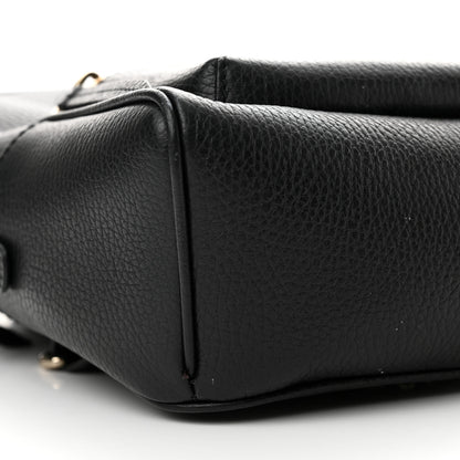 Gucci Pebbled Calfskin Soho Chain Backpack Black 9 of 13